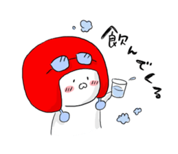 a seal wearing a cap sticker #9740160