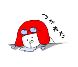 a seal wearing a cap sticker #9740167