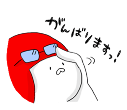 a seal wearing a cap sticker #9740169