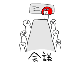 a seal wearing a cap sticker #9740170