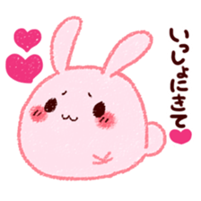 Sticker of love rabbit 3 sticker #9740513