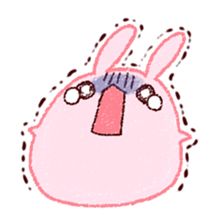 Sticker of love rabbit 3 sticker #9740517