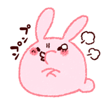 Sticker of love rabbit 3 sticker #9740518