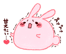 Sticker of love rabbit 3 sticker #9740527
