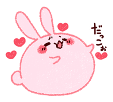 Sticker of love rabbit 3 sticker #9740528