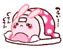 Sticker of love rabbit 3 sticker #9740531