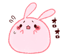 Sticker of love rabbit 3 sticker #9740533