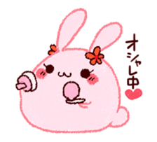 Sticker of love rabbit 3 sticker #9740542
