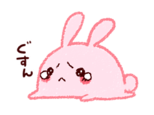 Sticker of love rabbit 3 sticker #9740546