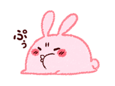 Sticker of love rabbit 3 sticker #9740548