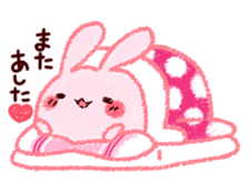 Sticker of love rabbit 3 sticker #9740551