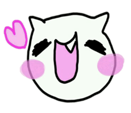 cute tusk cat sticker #9740557