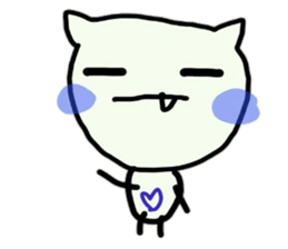 cute tusk cat sticker #9740574