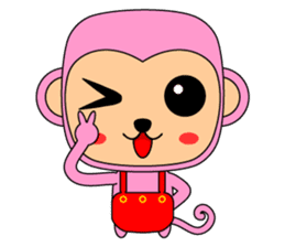 Blessing to the Year of the Monkey. sticker #9740743