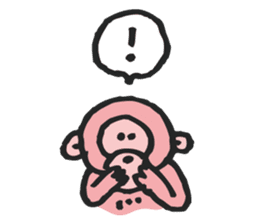 Pinky Monkey-Chan2 sticker #9740778