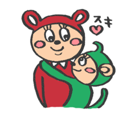 piko and riri sticker #9740811