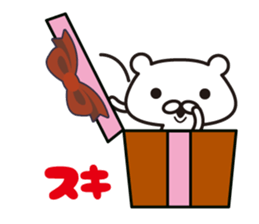 I love polar bear stickers sticker #9740998