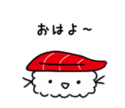 Fun sushi Sticker sticker #9741032