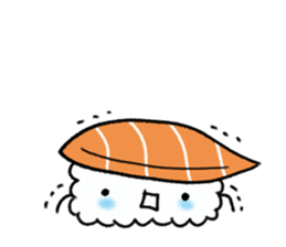Fun sushi Sticker sticker #9741046