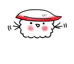 Fun sushi Sticker sticker #9741047