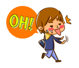 Cute students(CHN Ber) sticker #9741237