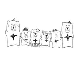 momo bear and friends Chinese new year sticker #9741953