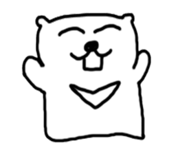 momo bear and friends Chinese new year sticker #9741970