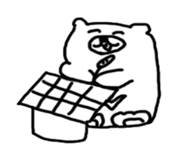 momo bear and friends Chinese new year sticker #9741975