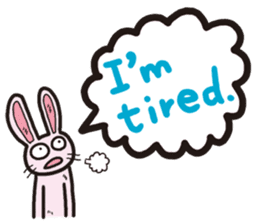 The balloon Sticker of rabbit sticker #9742113