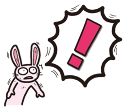 The balloon Sticker of rabbit sticker #9742119