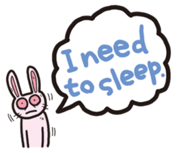 The balloon Sticker of rabbit sticker #9742134