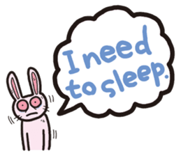 The balloon Sticker of rabbit sticker #9742134