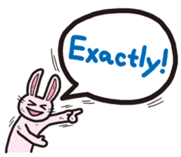 The balloon Sticker of rabbit sticker #9742137