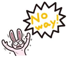 The balloon Sticker of rabbit sticker #9742140