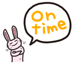 The balloon Sticker of rabbit sticker #9742147