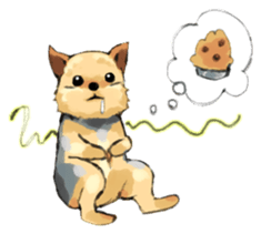 Every day Yorkshire terrier2 sticker #9742213