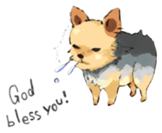 Every day Yorkshire terrier2 sticker #9742215