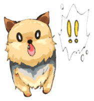 Every day Yorkshire terrier2 sticker #9742217