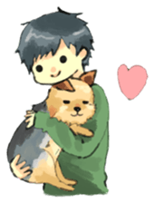 Every day Yorkshire terrier2 sticker #9742219