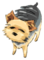 Every day Yorkshire terrier2 sticker #9742222