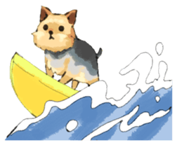 Every day Yorkshire terrier2 sticker #9742229