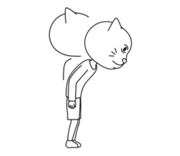 costume mascot Nekotaro sticker #9742445