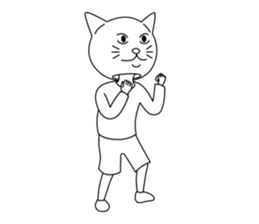 costume mascot Nekotaro sticker #9742451