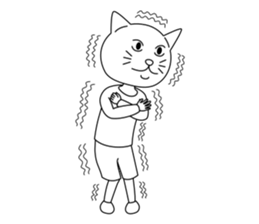 costume mascot Nekotaro sticker #9742455