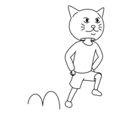 costume mascot Nekotaro sticker #9742464