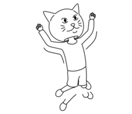 costume mascot Nekotaro sticker #9742465