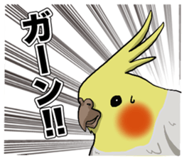 Cockatiel P-chan sticker #10876240