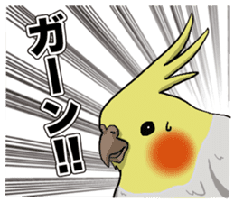Cockatiel P-chan sticker #10876240