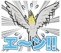 Cockatiel P-chan sticker #10876257