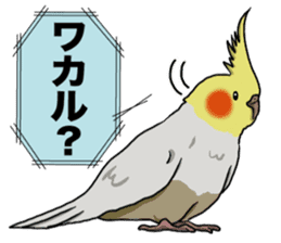 Cockatiel P-chan sticker #10876276